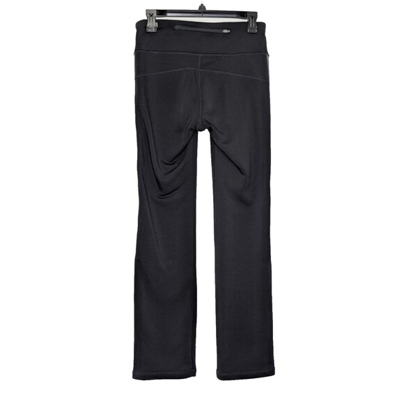 Athleta Womens Small Black Street To Summit Fleece Lined Gray Stripe Pant 456995 - Picture 2 of 6